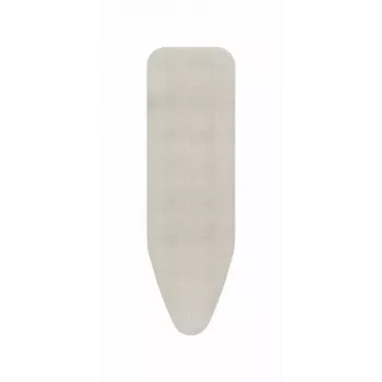 Capa de tábua de passar Brabantia PerfectFlow tamanho B, 124 x 38 cm, Denim Grey, acolchoamento de feltro de 8 mm