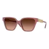 Óculos de sol cat-eye Versace para mulher VE4471BF54755 Havana/cinzento-escuro 56/16/140 mm