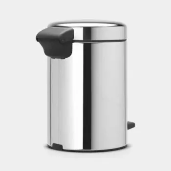 Balde de pedal Brabantia NewIcon 5L Brilliant Steel