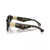 Óculos de sol cat-eye Burberry para mulher BE4423-410687, armação Havana castanho-escuro, lentes castanhas degradê, 52 mm