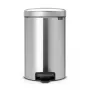 Balde de pedal Brabantia NewIcon 12L Matt Steel