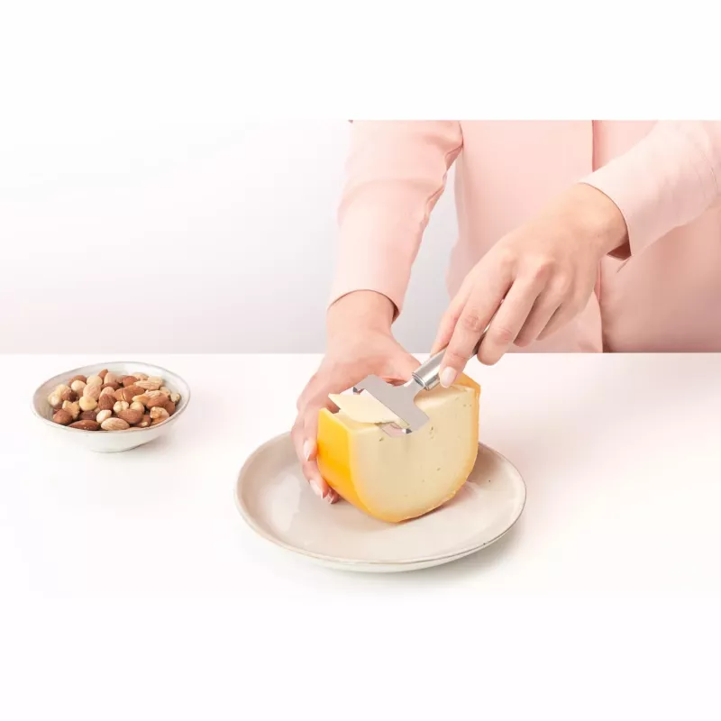 Faca de queijo Brabantia Profile para queijo mole, aço escovado