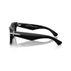 Burberry BE4438U300187 óculos de sol de homem, retangulares, armação preta, lentes cinzento-escuro, 53/19/145 mm