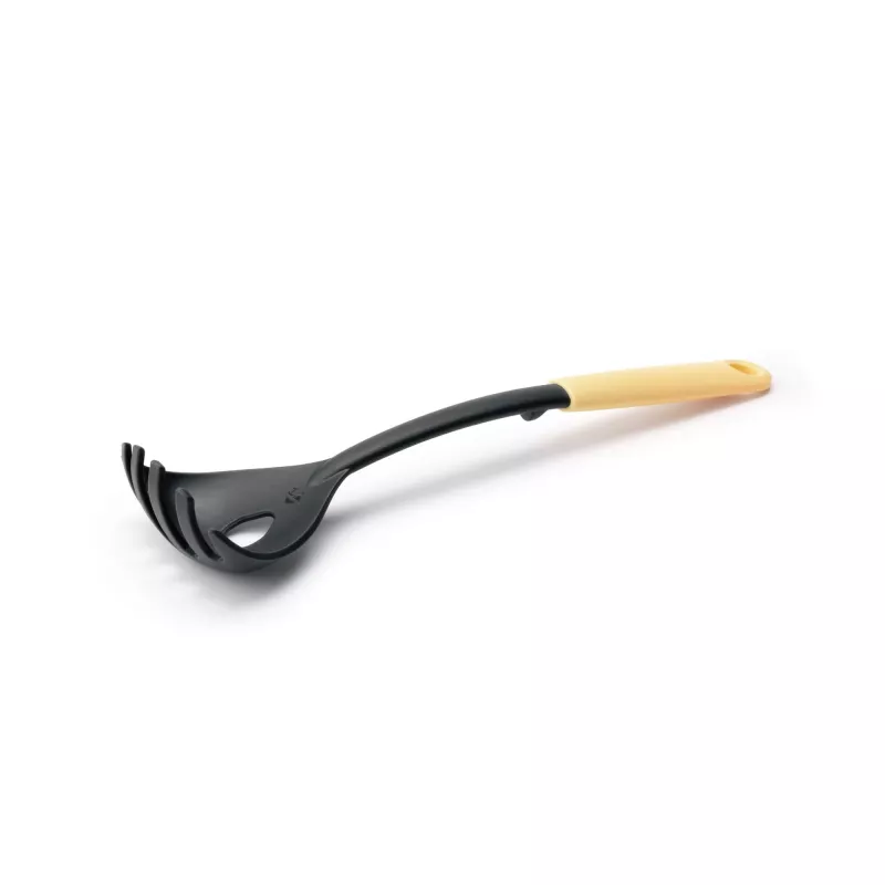Brabantia garfo de esparguete, amarelo-vanilla, nylon, resistente ao calor, lavável na máquina de lavar louça