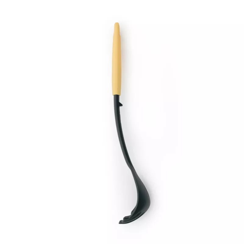 Brabantia garfo de esparguete, amarelo-vanilla, nylon, resistente ao calor, lavável na máquina de lavar louça