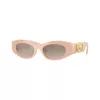 Versace VE4480U54946I óculos de sol de mulher, armação Havana, lentes castanho-escuro, 51mm