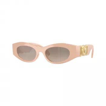 Versace VE4480U54946I óculos de sol de mulher, armação Havana, lentes castanho-escuro, 51mm