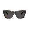 Burberry BE4424-410687 óculos de sol de mulher, Cat Eye, armação cinzento transparente, lentes cinzento-escuro, 52/18/130 mm