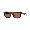 Burberry BE4451U300273 óculos de sol de homem, quadrados, acetato, Havana, lentes castanhas gradiente, 54-21-140