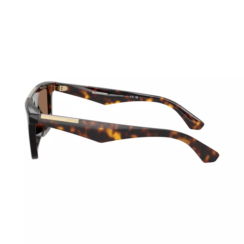 Burberry BE4451U300273 óculos de sol de homem, quadrados, acetato, Havana, lentes castanhas gradiente, 54-21-140