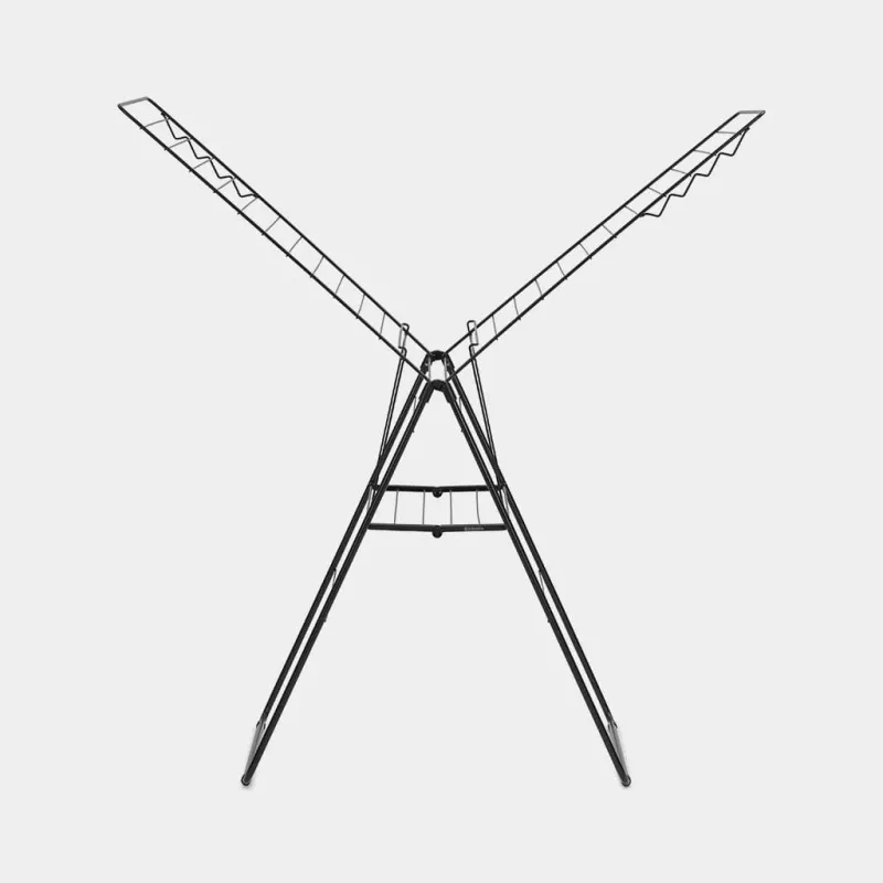 Brabantia HangOn estendal de pé 25m, preto mate