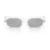 Versace óculos de sol unissexo VE4489U1488V preto/cinzento-escuro 55-18-140