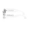 Versace óculos de sol unissexo VE4489U1488V preto/cinzento-escuro 55-18-140