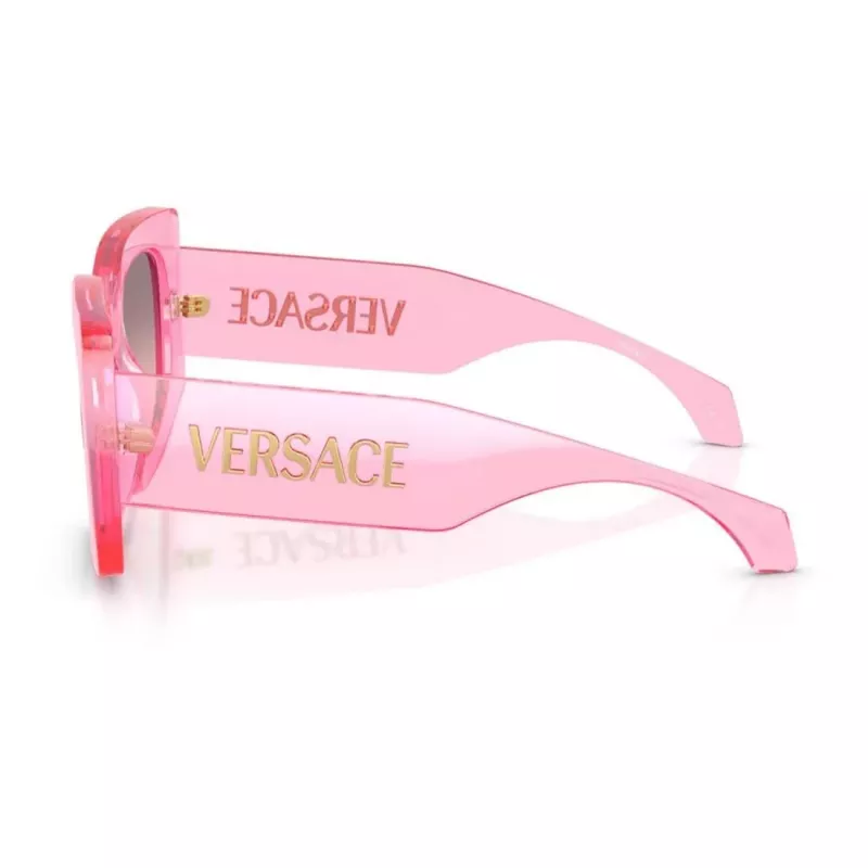 Versace VE4496U53705M óculos de sol de mulher Cat-Eye, Havana/castanho gradiente, 54mm