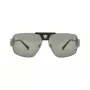 Versace VE2251-1001-2 óculos de sol de homem Pilot Aviator armação preta lentes cinzentas 63mm