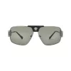 Versace VE2251-1001-2 óculos de sol de homem Pilot Aviator armação preta lentes cinzentas 63mm