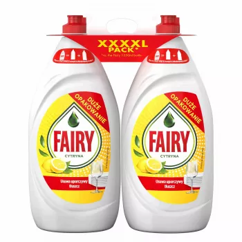 FAIRY detergente de limão pack duplo, 2 x 1350 ml