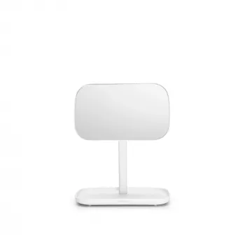 Espelho de parede com prateleira BRABANTIA ReNew, branco