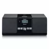 Micro-sistema de música Lenco MC-030BK com Bluetooth, CD, rádio FM, USB, AUX, preto