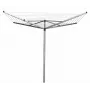Estendal rotativo Brabantia Topspinner 40m, 4 braços, Metallic Grey