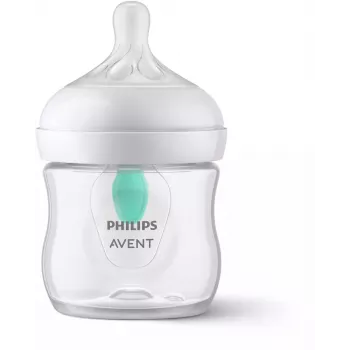 Biberão anticólicas Philips Avent Natural Response com válvula AirFree, 125 ml, Newborn Flow 1, 0m+