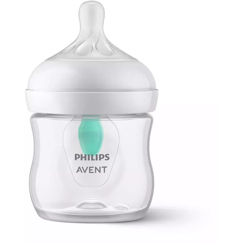 Biberão anticólicas Philips Avent Natural Response com válvula AirFree, 125 ml, Newborn Flow 1, 0m+