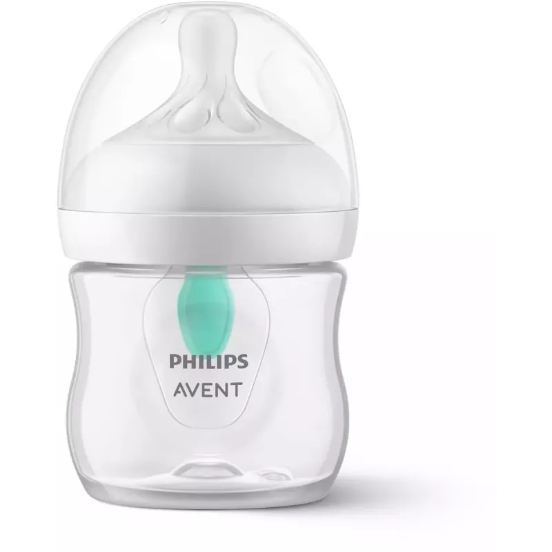 Biberão anticólicas Philips Avent Natural Response com válvula AirFree, 125 ml, Newborn Flow 1, 0m+