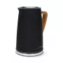 Chaleira elétrica Gastronoma 18130006, 1,7 L, 2200 W, aço inoxidável, preto, sem fios, base 360°