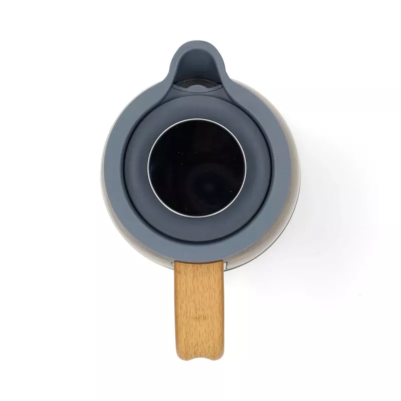 Chaleira elétrica Gastronoma 18130006, 1,7 L, 2200 W, aço inoxidável, preto, sem fios, base 360°