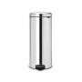 Balde de pedal NewIcon Brabantia 30L Brilliant Steel