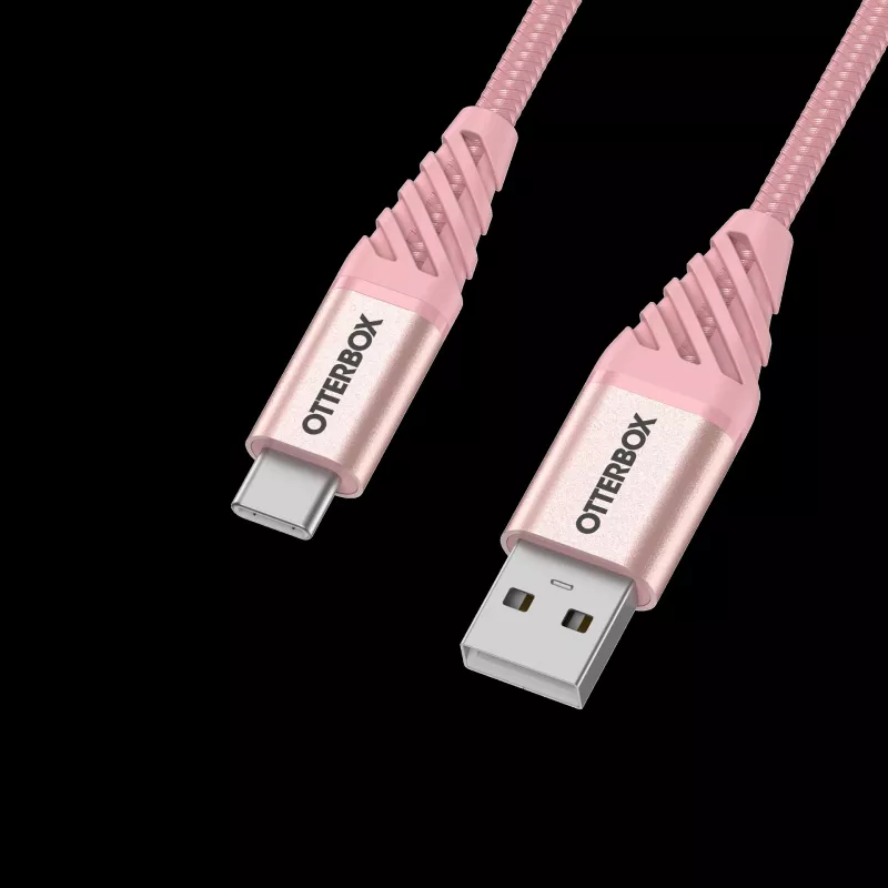 Cabo OtterBox Premium USB-A para USB-C 1m rosa-ouro 78-52540