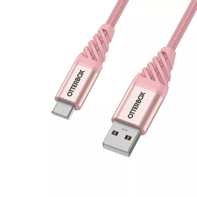 Cabo OtterBox Premium USB-A para USB-C 1m rosa-ouro 78-52540