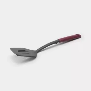 Espátula de frigideira com ranhuras Brabantia Profile Line, vermelho beringela