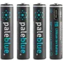 Pilha AAA de iões de lítio recarregável por USB-C Pale Blue PB-AAA-C
