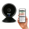 Intercomunicador de vídeo digital para bebé Alecto SMARTBABY5BK, 2,4 GHz FHSS, LCD colorido 2,4 polegadas, visão noturna, função intercomunicador, sensor de temperatura, canções de embalar, VOX, preto