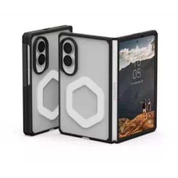 Capa UAG Urban Armor Gear Mouve com módulo magnético para Samsung Galaxy Z Fold8 – Ice (transparente)/preto 214562114343