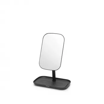 Espelho de parede com prateleira Brabantia ReNew, cinzento escuro