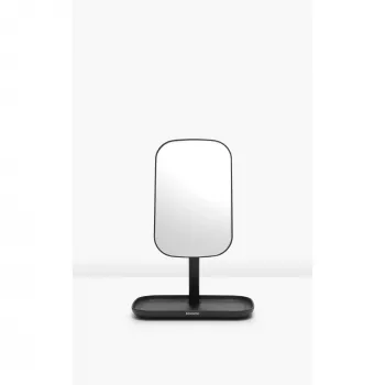 Espelho de parede com prateleira Brabantia ReNew, cinzento escuro