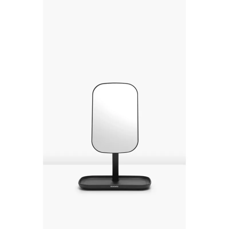 Espelho de parede com prateleira Brabantia ReNew, cinzento escuro
