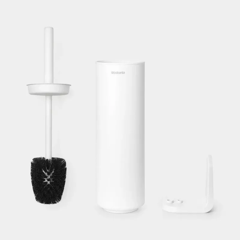 Escova de sanita com suporte Brabantia ReNew, Mineral White