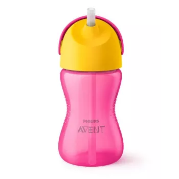 Philips Avent Copo com Palhinha Flexível, 300 ml, 12m+, Rosa