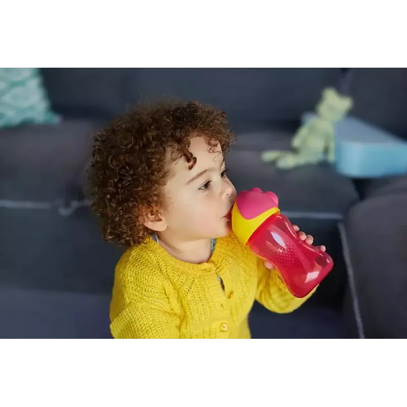 Philips Avent Copo com Palhinha Flexível, 300 ml, 12m+, Rosa