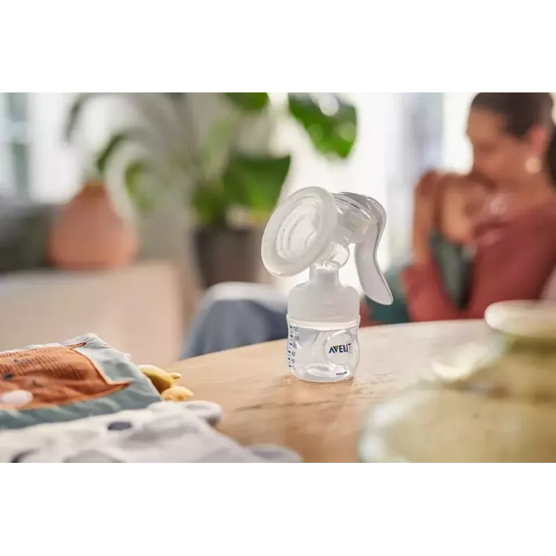 Philips Avent Lotus Bomba Tira-Leite Manual com 3 Copos de Armazenamento e Adaptador