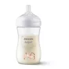 Biberão girafa Philips Avent Natural Response 260 ml, tetina de fluxo médio, 1m+