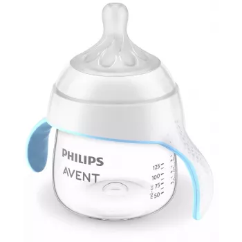Copo de aprendizagem Philips Avent Natural Response 150 ml, tetina de fluxo médio, 6m+