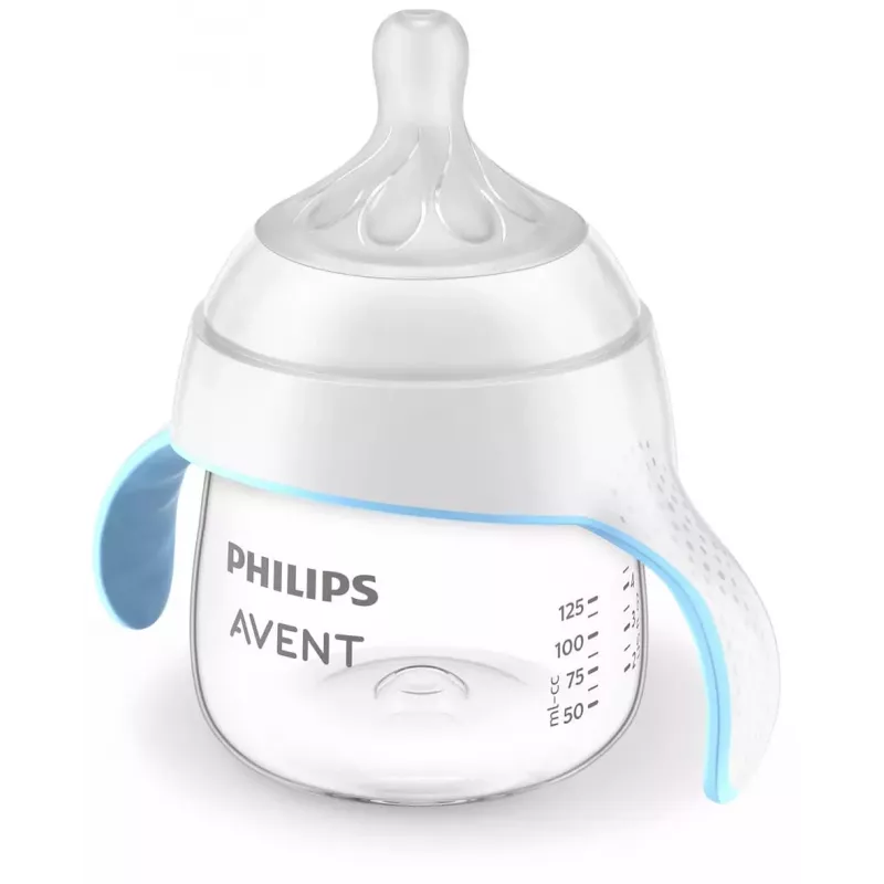Copo de aprendizagem Philips Avent Natural Response 150 ml, tetina de fluxo médio, 6m+