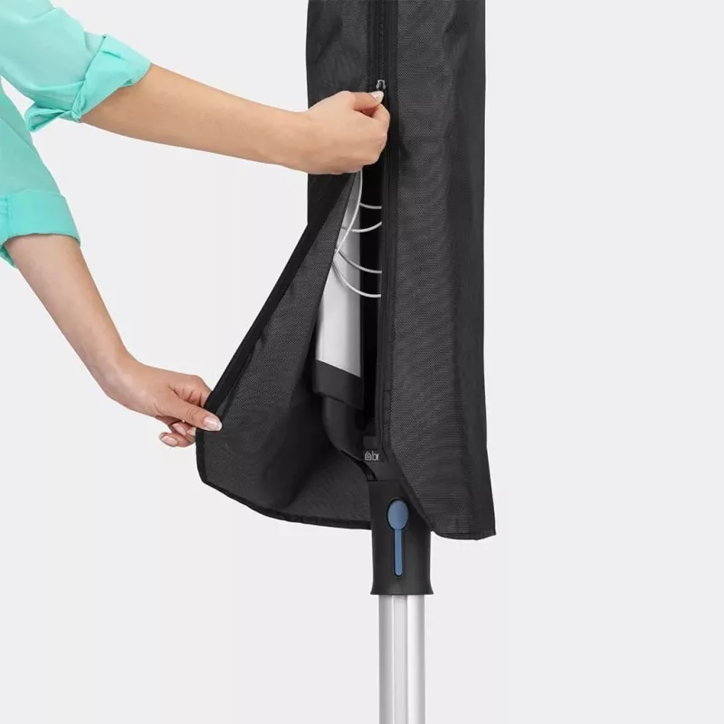 Estendal de roupa Brabantia Lift-O-Matic 50 m, Metallic Grey