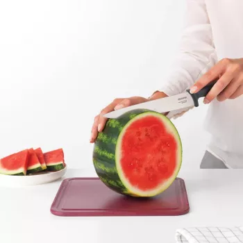 Brabantia Tasty+ Faca de trinchar, cinzento escuro