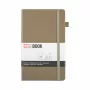 Caderno Sakura A5 pautado, capa dura cinzento-escuro, 160 páginas 94147003