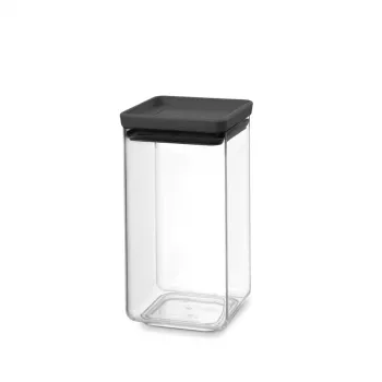 Recipiente retangular para alimentos Brabantia Make & Take 1,6 L Cinzento-escuro